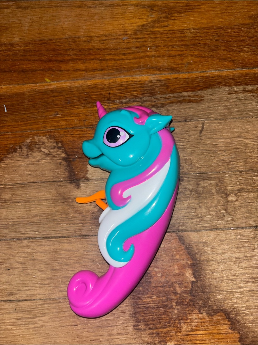 Colorful Unicorn water gun Toy — Teal, Pink & White